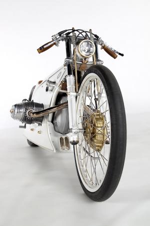 1986 BMW R80RT White Phantom by Kingston Customs