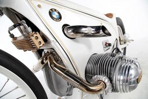 1986 BMW R80RT White Phantom by Kingston Customs