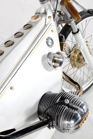 1986 BMW R80RT White Phantom by Kingston Customs