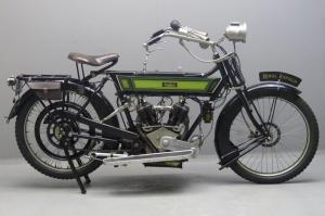 Старинный мотоцикл Royal Enfield Model 180