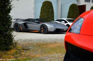 Встреча владельцев Lamborghini в Бельгии