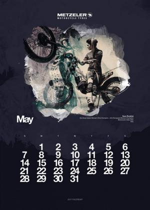 Календарь 2017 от Metzeler