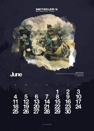Календарь 2017 от Metzeler