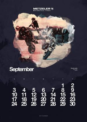 Календарь 2017 от Metzeler