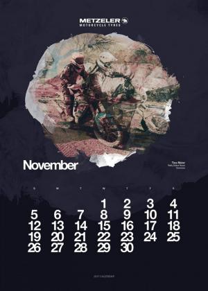 Календарь 2017 от Metzeler