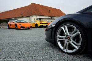 Встреча владельцев Lamborghini в Бельгии