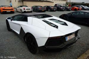 Встреча владельцев Lamborghini в Бельгии