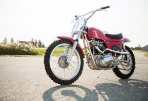 Старинный скрэмблер Rickman Triumph Metisse