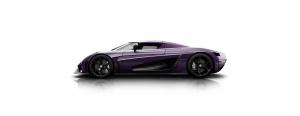 2017 Koenigsegg Regera Purple Rain Carbon