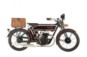Black Douglas Sterling Countryman Deluxe 2017 - старинный мотоцикл, но не старый
