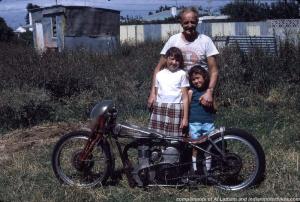 Берт Монро и его мотоцикл Indian Scout