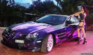 Вероника Земанова и Mercedes-Benz SLR McLaren
