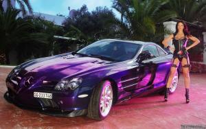 Вероника Земанова и Mercedes-Benz SLR McLaren