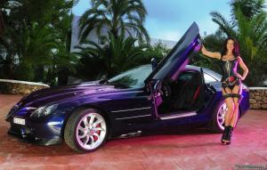 Вероника Земанова и Mercedes-Benz SLR McLaren