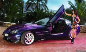 Вероника Земанова и Mercedes-Benz SLR McLaren