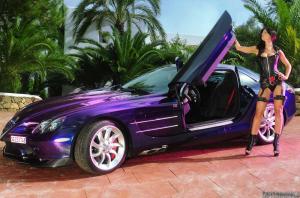 Вероника Земанова и Mercedes-Benz SLR McLaren