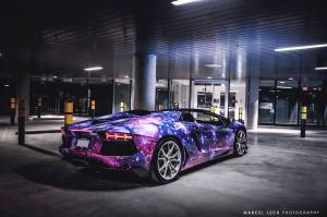 2014 Lamborghini Aventador Roadster Galaxy Wrap by DXSC