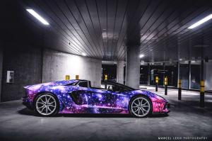 2014 Lamborghini Aventador Roadster Galaxy Wrap by DXSC
