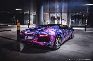 2014 Lamborghini Aventador Roadster Galaxy Wrap by DXSC