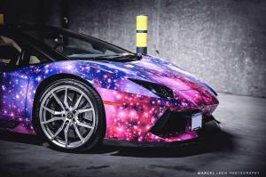 2014 Lamborghini Aventador Roadster Galaxy Wrap by DXSC