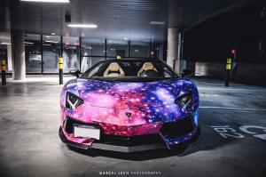 2014 Lamborghini Aventador Roadster Galaxy Wrap by DXSC