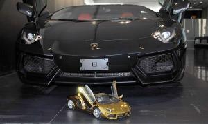 Уменьшенная копия модели Lamborghini Aventador LP700