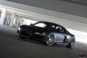 2014 Audi R8 Matte Black on HRE P40SC Wheels