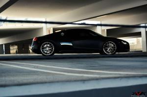 2014 Audi R8 Matte Black on HRE P40SC Wheels
