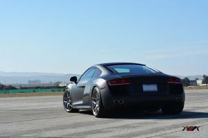 2014 Audi R8 Matte Black on HRE P40SC Wheels