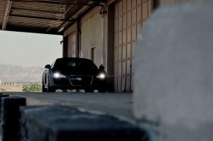 2014 Audi R8 Matte Black on HRE P40SC Wheels