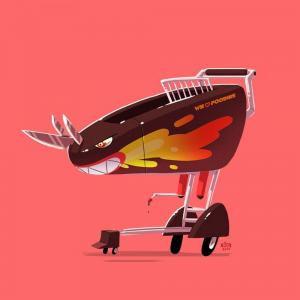 Забавные автомобили художника Ido Yehimovitz