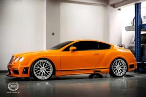 2014 Bentley Continental GT Lowered Black Bison by Wald on DPE Wheels