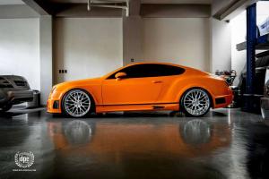 2014 Bentley Continental GT Lowered Black Bison by Wald on DPE Wheels