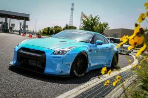 2014 Nissan GT-R by Liberty Walk on Forgiato Wheels