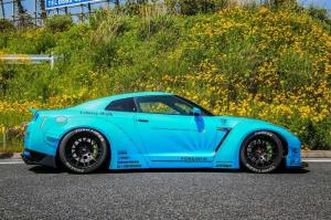 2014 Nissan GT-R by Liberty Walk on Forgiato Wheels