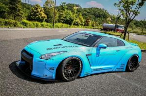 2014 Nissan GT-R by Liberty Walk on Forgiato Wheels