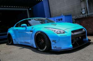 2014 Nissan GT-R by Liberty Walk on Forgiato Wheels