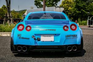 2014 Nissan GT-R by Liberty Walk on Forgiato Wheels
