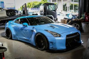 2014 Nissan GT-R by Liberty Walk on Forgiato Wheels