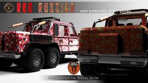 2014 Mercedes-Benz G63 AMG 6x6 Red Russian by Dartz