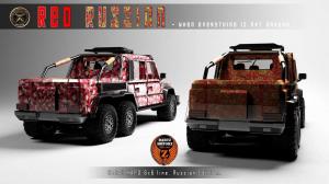 2014 Mercedes-Benz G63 AMG 6x6 Red Russian by Dartz