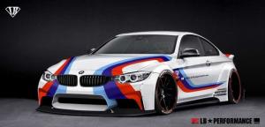 BMW 4-Series Coupe оснастили обвесом от Liberty Walk