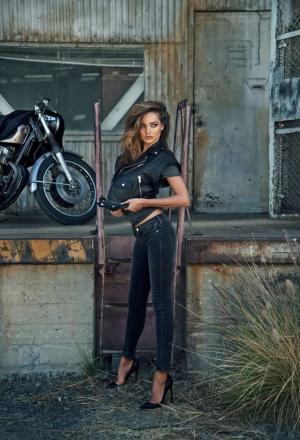 2014 Honda Superhawk Custom and Miranda Kerr