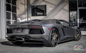 2014 Lamborghini Aventador Roadster by Novitec Rosso and CEC Wheels
