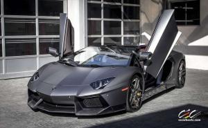 2014 Lamborghini Aventador Roadster by Novitec Rosso and CEC Wheels