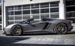 2014 Lamborghini Aventador Roadster by Novitec Rosso and CEC Wheels
