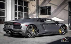 2014 Lamborghini Aventador Roadster by Novitec Rosso and CEC Wheels