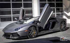 2014 Lamborghini Aventador Roadster by Novitec Rosso and CEC Wheels