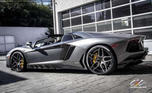 2014 Lamborghini Aventador Roadster by Novitec Rosso and CEC Wheels
