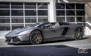 2014 Lamborghini Aventador Roadster by Novitec Rosso and CEC Wheels